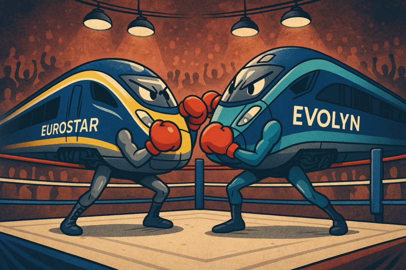 animace eurostar vs evolyn
